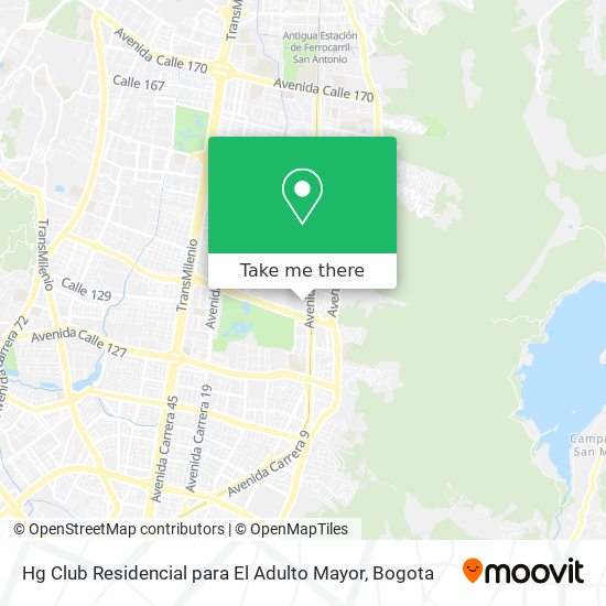 Hg Club Residencial para El Adulto Mayor map