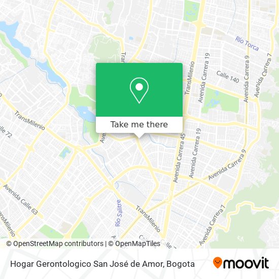 Hogar Gerontologico San José de Amor map