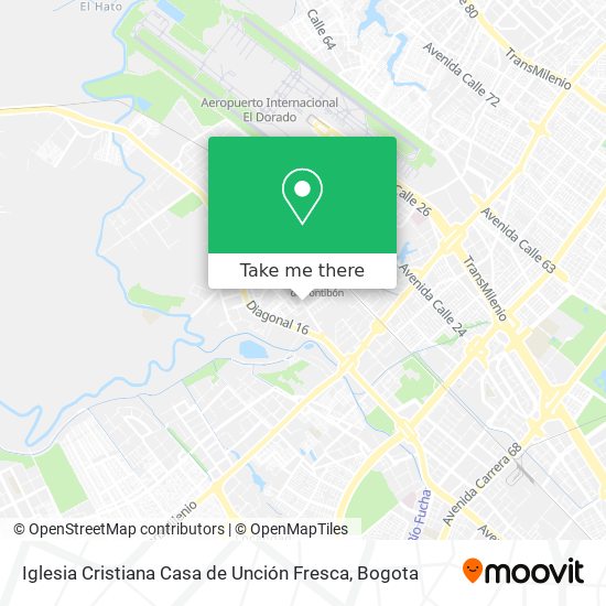 Iglesia Cristiana Casa de Unción Fresca map