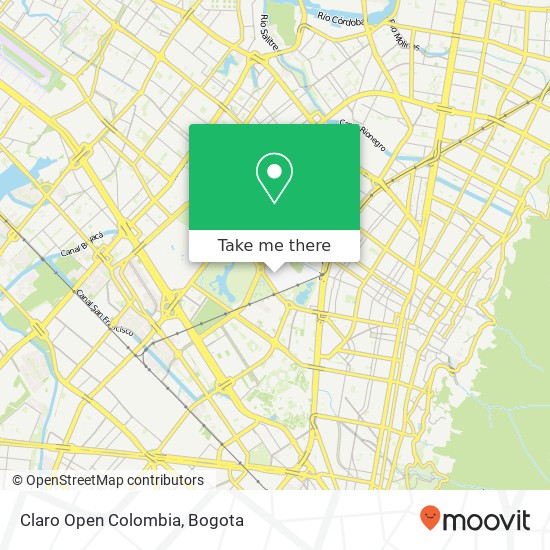 Mapa de Claro Open Colombia