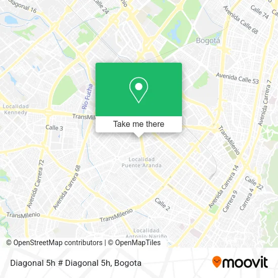 Mapa de Diagonal 5h # Diagonal 5h