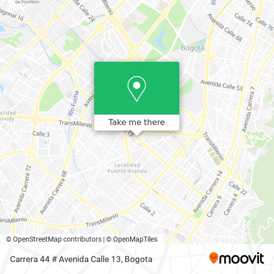 Carrera 44 # Avenida Calle 13 map