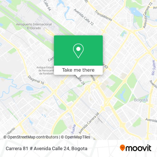 Carrera 81 # Avenida Calle 24 map