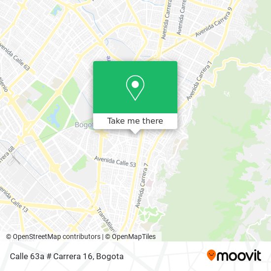 Calle 63a # Carrera 16 map