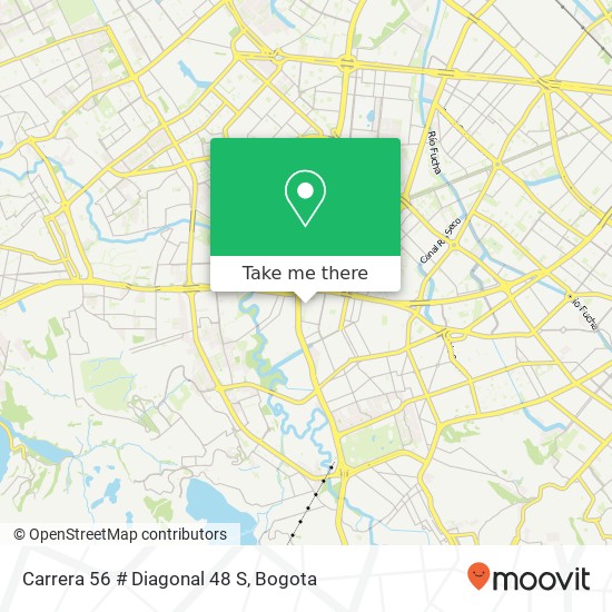 Mapa de Carrera 56 # Diagonal 48 S