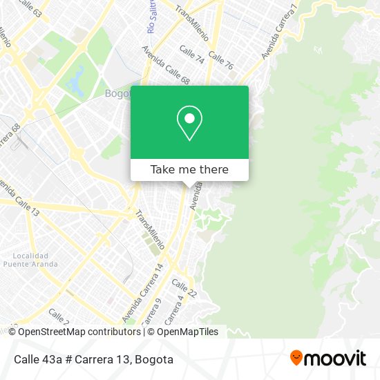 Calle 43a # Carrera 13 map
