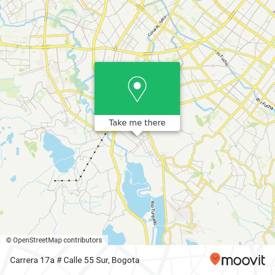 Carrera  17a # Calle 55 Sur map