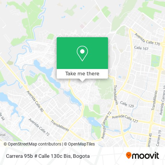 Carrera 95b # Calle 130c Bis map