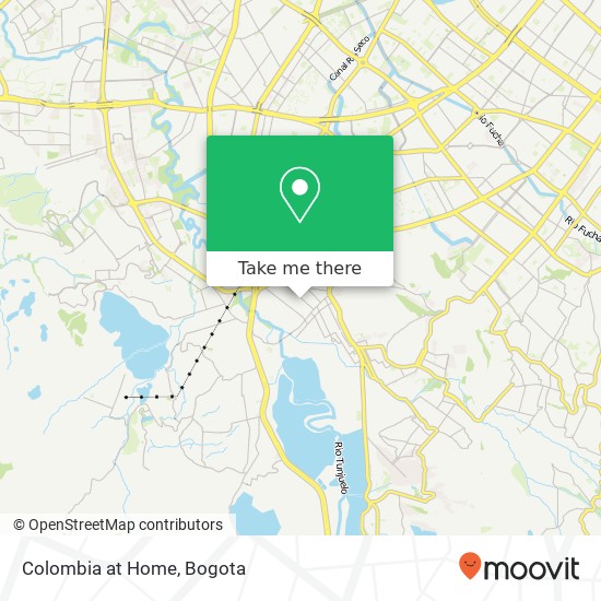 Colombia at Home map