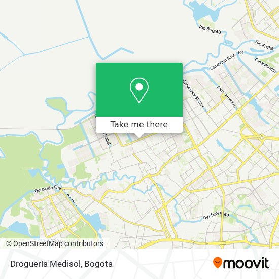 Droguería Medisol map