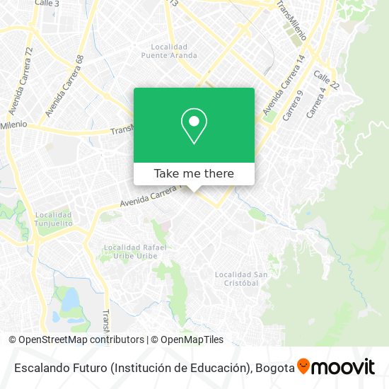 Escalando Futuro (Institución de Educación) map
