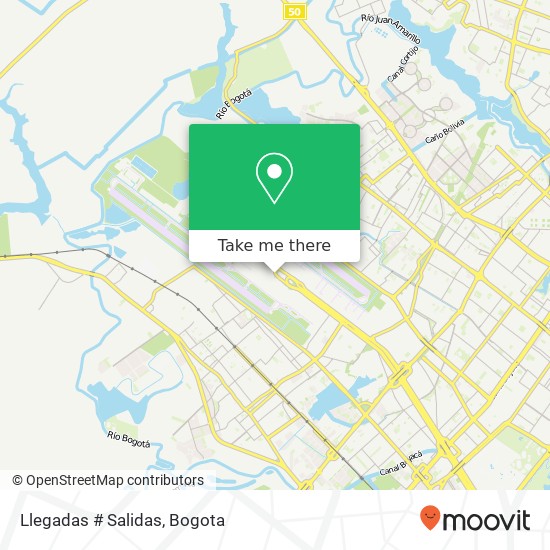 Llegadas # Salidas map