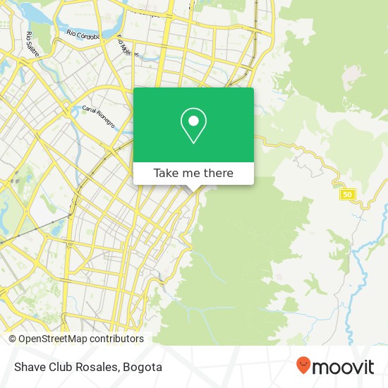 Shave Club Rosales map