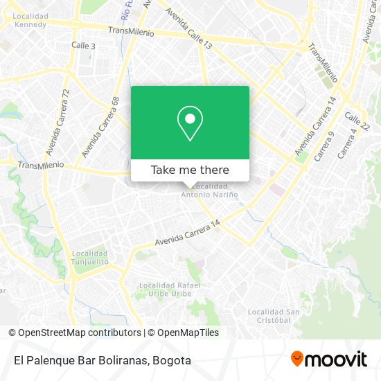 El Palenque Bar Boliranas map
