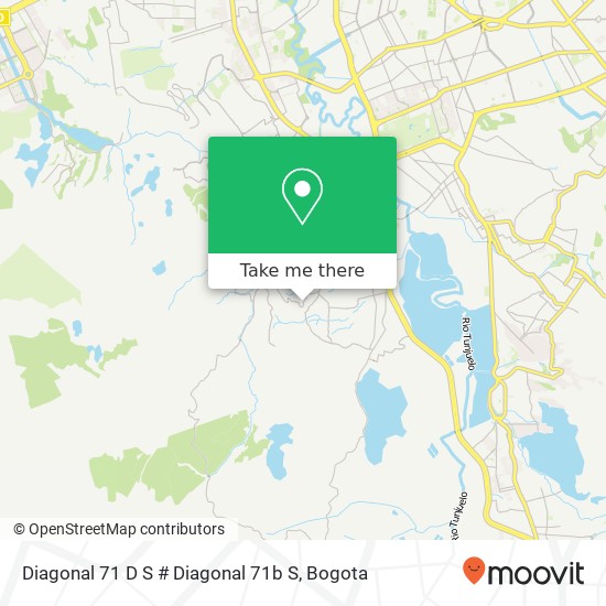 Diagonal 71 D S # Diagonal 71b S map