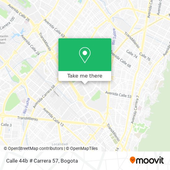 Calle 44b # Carrera 57 map
