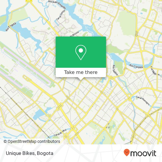 Unique Bikes map