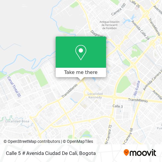 Calle 5 # Avenida Ciudad De Cali map