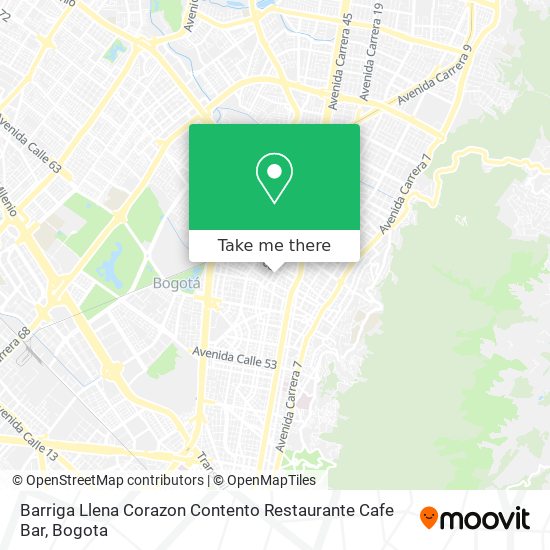 Barriga Llena Corazon Contento Restaurante Cafe Bar map