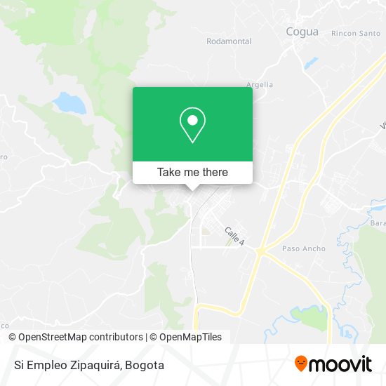 Si Empleo Zipaquirá map