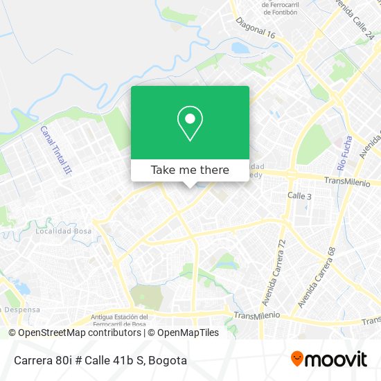 Carrera 80i # Calle 41b S map