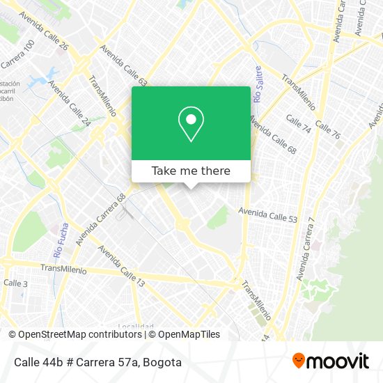 Calle 44b # Carrera 57a map
