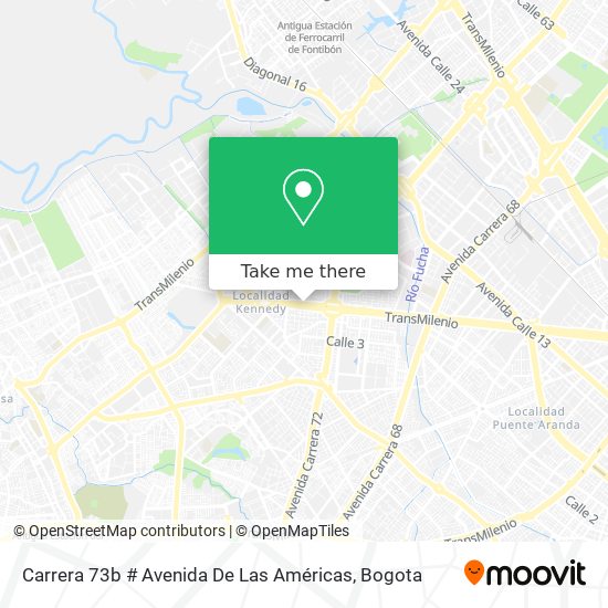 Carrera 73b # Avenida De Las Américas map