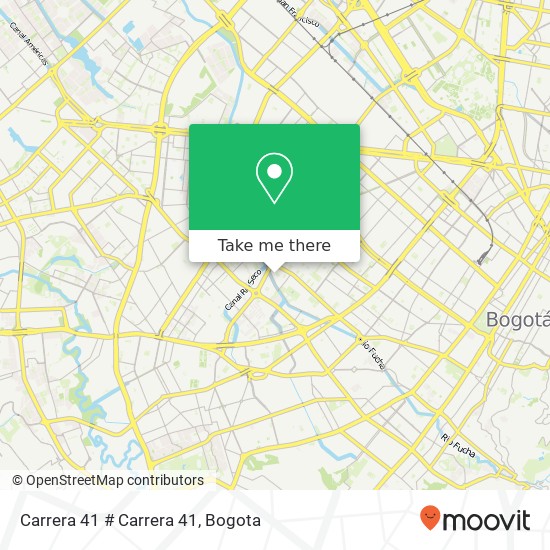 Mapa de Carrera 41 # Carrera 41