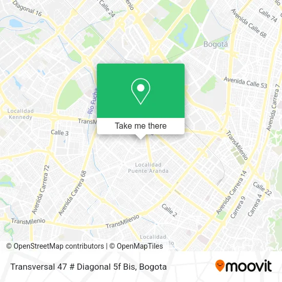 Mapa de Transversal 47 # Diagonal 5f Bis