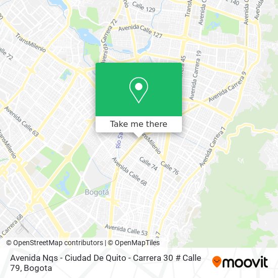 Avenida Nqs - Ciudad De Quito - Carrera 30 # Calle 79 map