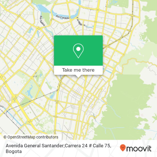 Avenida General Santander;Carrera 24 # Calle 75 map