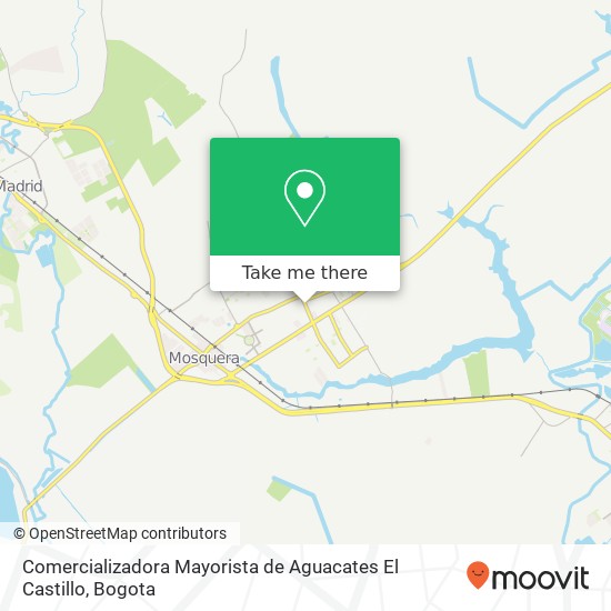 Mapa de Comercializadora Mayorista de Aguacates El Castillo