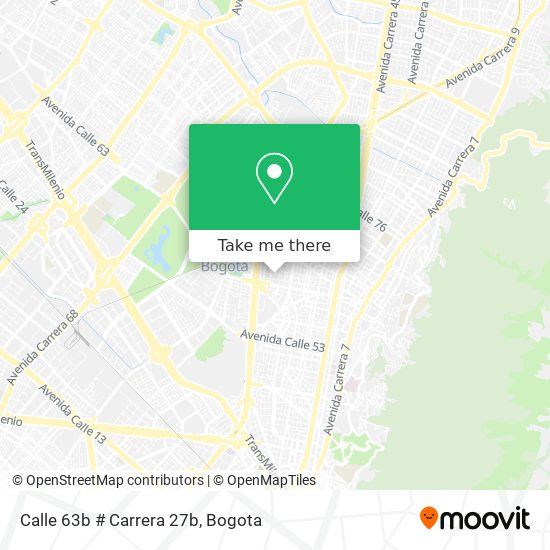 Calle 63b # Carrera 27b map