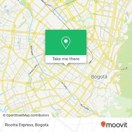 Ricotta Express map