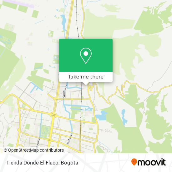 Mapa de Tienda Donde El Flaco