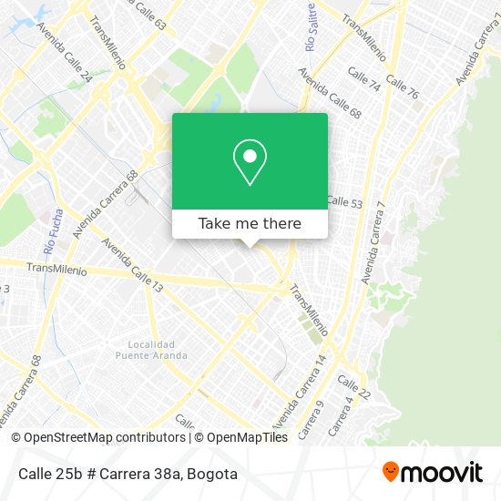 Calle 25b # Carrera 38a map