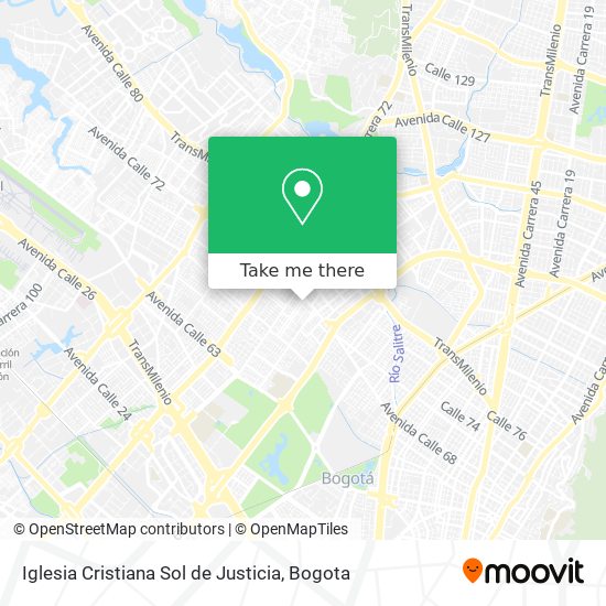 Iglesia Cristiana Sol de Justicia map