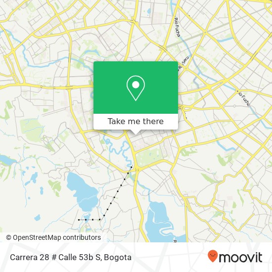 Mapa de Carrera 28 # Calle 53b S