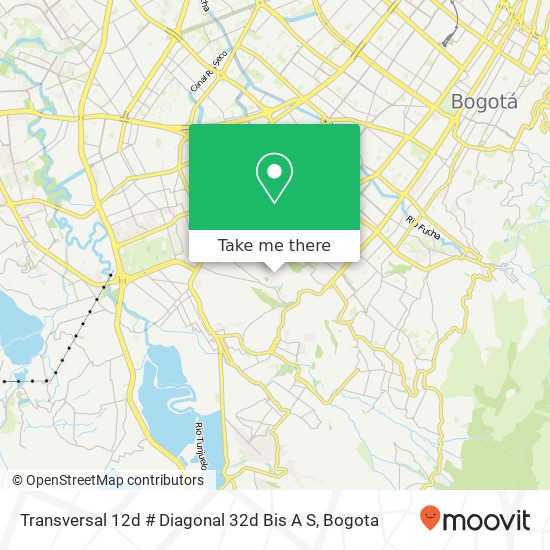 Mapa de Transversal 12d # Diagonal 32d Bis A S