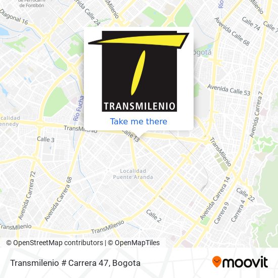Transmilenio # Carrera 47 map