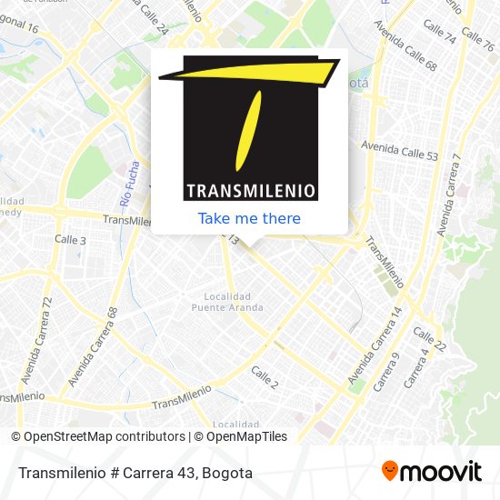 Transmilenio # Carrera 43 map