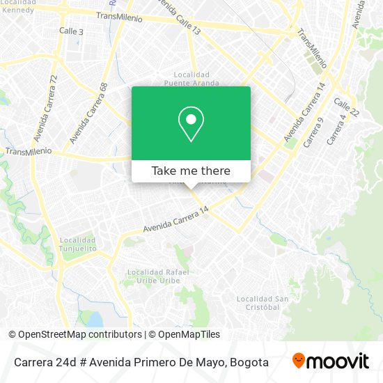 Carrera  24d # Avenida Primero De Mayo map