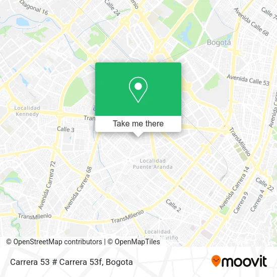 Carrera 53 # Carrera 53f map