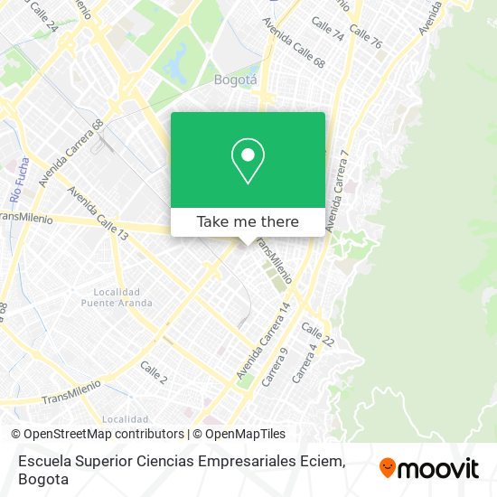 Escuela Superior Ciencias Empresariales Eciem map