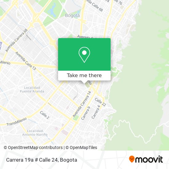 Carrera 19a # Calle 24 map