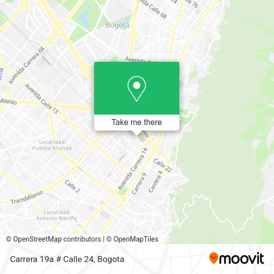 Carrera 19a # Calle 24 map