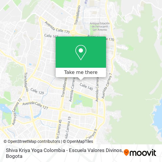 Shiva Kriya Yoga Colombia - Escuela Valores Divinos map