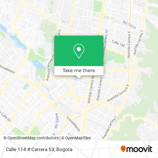 Calle 114 # Carrera 53 map