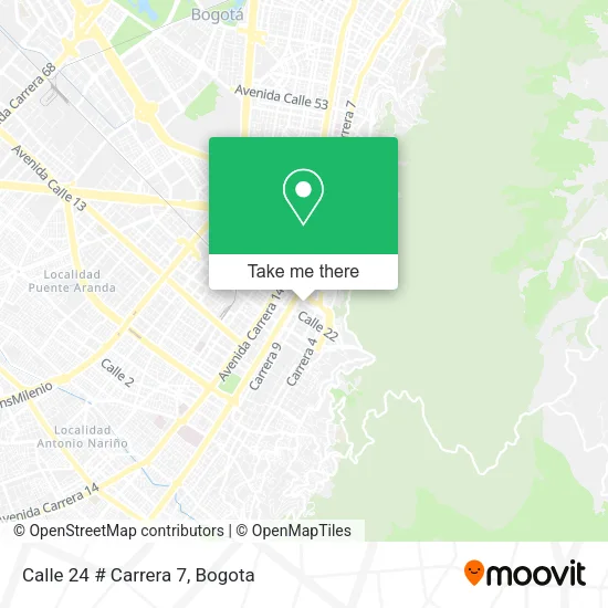 Calle 24 # Carrera 7 map