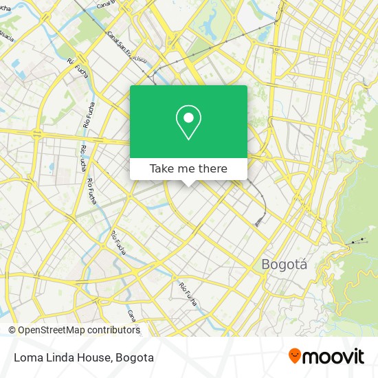 Loma Linda House map